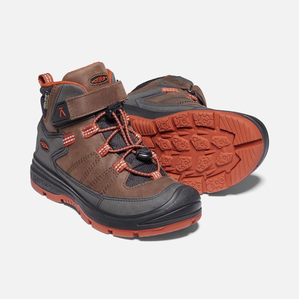 Bottes de Randonnée Keen Enfant Marron | Redwood Waterproof | ESOPW-6509